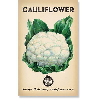 Heirloom Seeds - Cauliflower (Snowball)