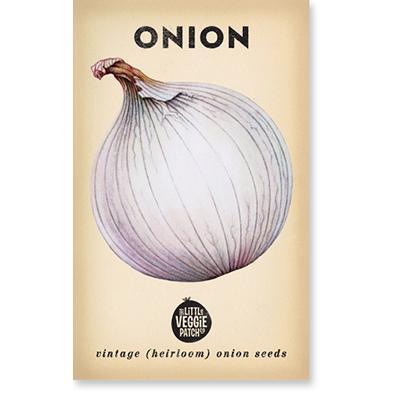 Heirloom Seeds - Onion (White Globe)