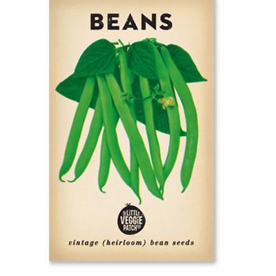 Heirloom Seeds - Bush Beans (Windsor Long Pod)