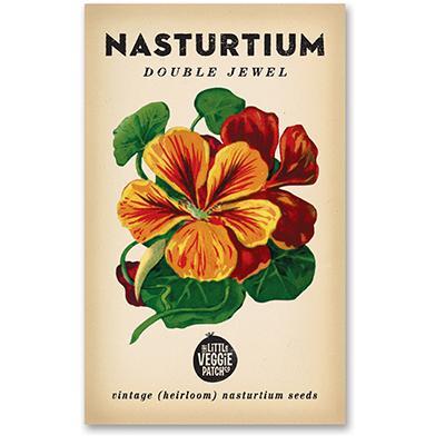 Heirloom Seeds - Nasturtium (Double Jewel)