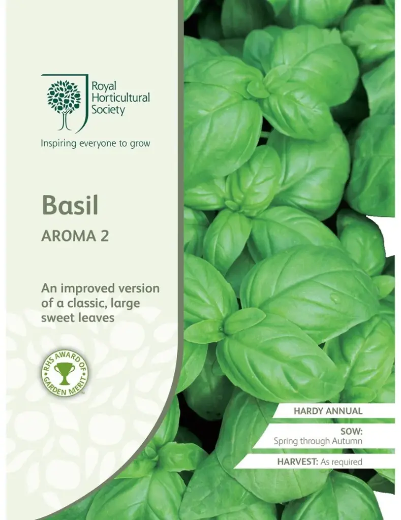 RHS Seeds - Basil Aroma 2