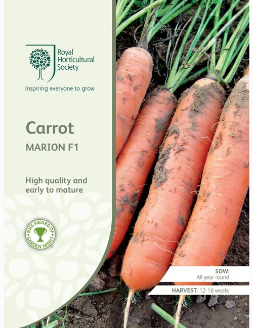 RHS Seeds - Carrot Marion F1