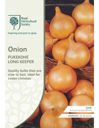 RHS Seeds - Pukekohe Long Keeper Onion