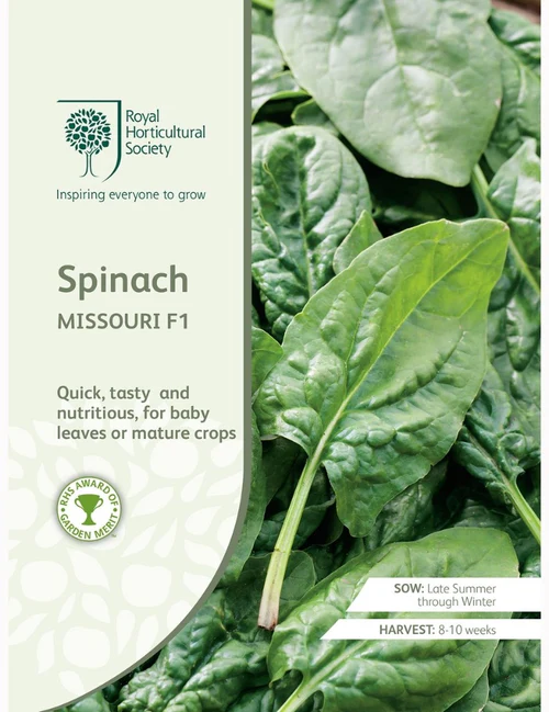 RHS Seeds - Spinach Missouri F1