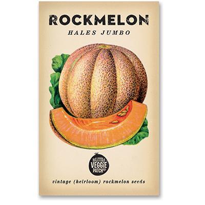 [3906_4149] Heirloom Seeds - Rockmelon (Hales Jumbo)