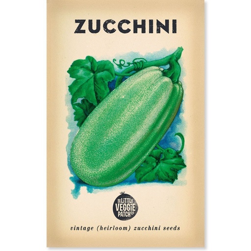 [26147] Heirloom Seeds - Zucchini (Black Beauty)