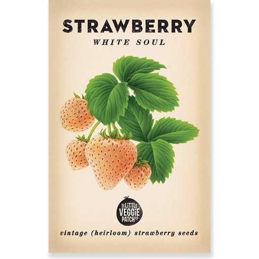 [3906_4150] Heirloom Seeds - Strawberry (White Soul)