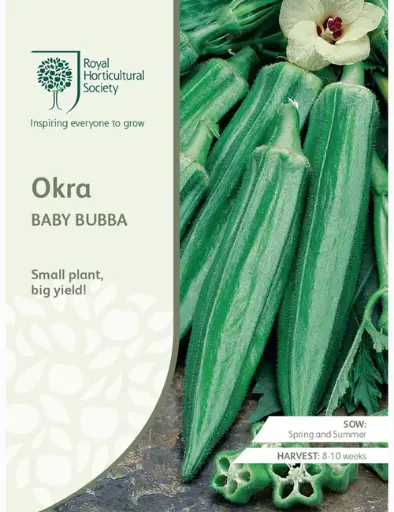 RHS Seeds - Okra Baby Bubba