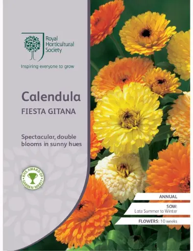 RHS Seeds - Calendula Fiesta Gitana