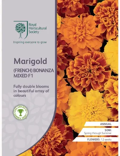 RHS Seeds - Marigold Bonanza F1 Mixed